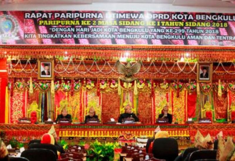 DPRD Kota Bengkulu gelar paripurna istimewa 