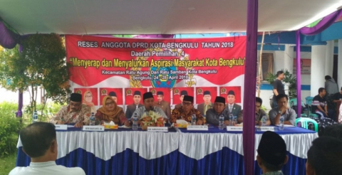 6 Anggota DPRD Kota Gelar Reses