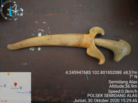 Barang Bukti yang diamankan