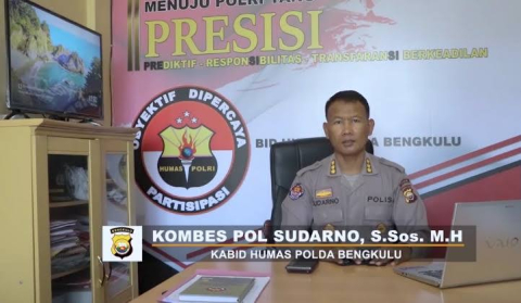 Kabid Humas Kombes Pol Sudarno S.Sos M.H
