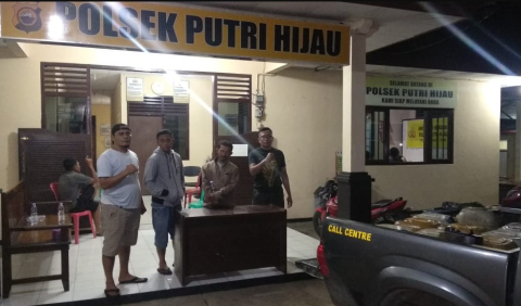 Polisi mengamankan dua pelaku penimbun BBM subsidi