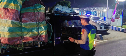 Patroli KRYD, Polres Bengkulu Tengah Gelar Pemeriksaan Kendaraan