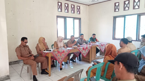 Kapolsek Kaur Tengah Hadiri Rapat Persiapan Kunjungan Gubernur Bengkulu