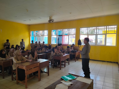 Polsek Lais Sosialisasikan Penerimaan Tamtama, Bintara dan Akpol Polri Tahun 2024