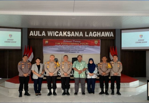Puslitbang Polri Gelar Penelitian Strategi Pengembangan SDM Polisi Siber di Polres Rejang Lebong