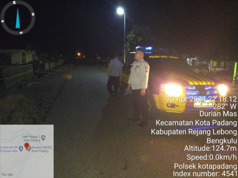 Berikan Rasa Aman Kepada Masyarakat di Hari Raya Idul Fitri 1445 H, Polsek Kotapadang Gelar Patroli Antisipasi Tindak Pidana 3C