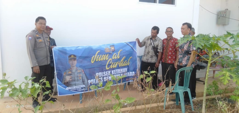 Tampung Keluhan Warga, Polsek Ketahun Gelar Program Jumat Curhat