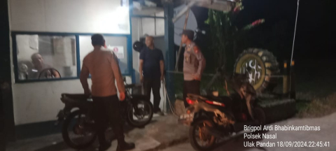 Antisipasi Aksi Tindak Pidana 3C, Polsek Nasal Patroli Tempat Rawan 
