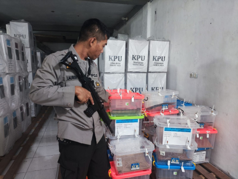 Pengamanan Gudang Logistik Pilkada 2024 Berjalan Lancar dan Kondusif