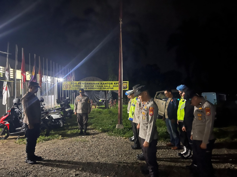 Polres Bengkulu Selatan Tingkatkan Pengamanan Kantor KPU Demi Jaga Stabilitas Pasca Pilkada 2024