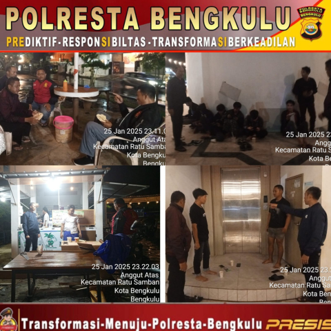 Polsek Ratu Samban Amankan Kawasan Gedung Berendo 