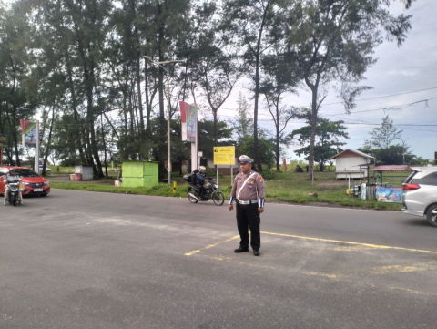 Satlantas Polresta Bengkulu Gelar Patroli dan Pengamanan Lalu Lintas Antisipasi Kemacetan Libur Panjang