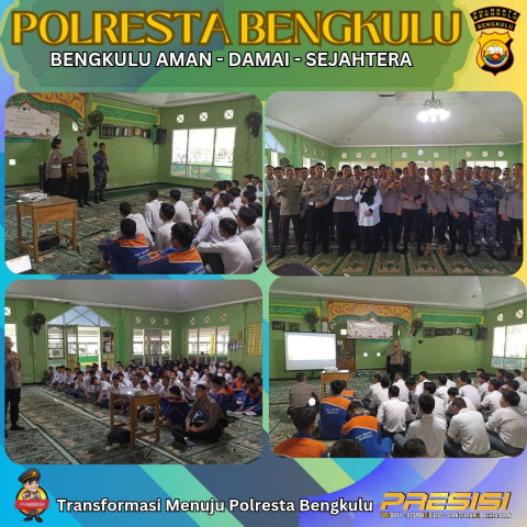 Polresta Bengkulu Gelar Sosialisasi Penerimaan Terpadu Polri T.A. 2025 di SMA N 7 Kota Bengkulu
