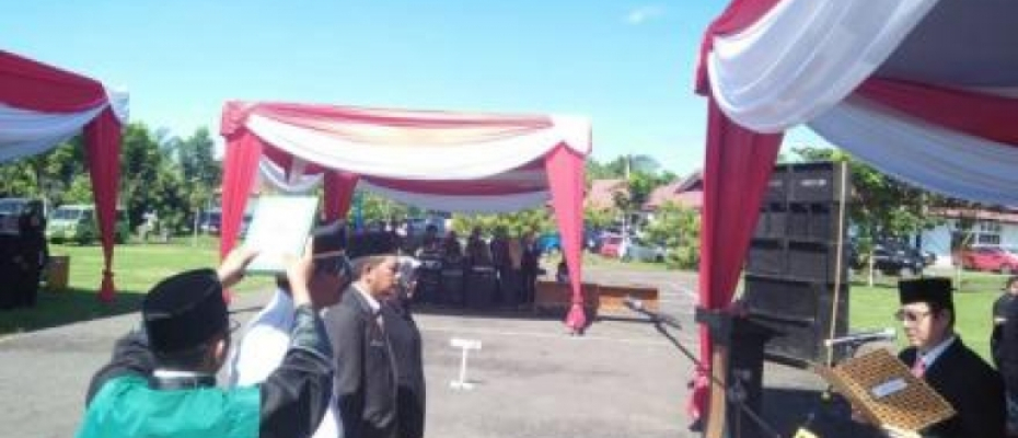 Pelantikan 194 ASN Pemkab Seluma