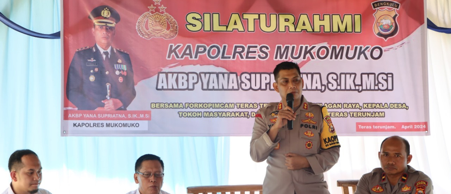Kapolres Mukomuko Cek Kesiapan Mako Polsek Teras Terunjam 