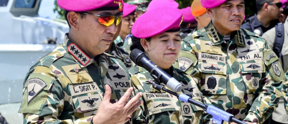 Kapolri Hadiri HUT ke-79 TNI AL