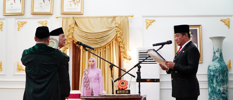 Pj Sekda Dilantik, Haryadi Diminta Percepat Sinergi dengan Kepala OPD