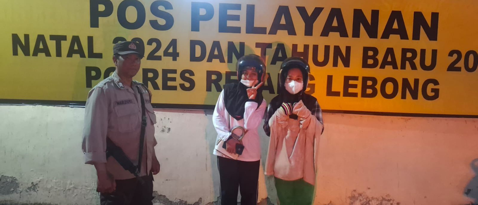 Polsek Sindang Kelingi Kawal Jalur Curup - Lubuk Linggau untuk Keamanan Pengguna Jalan