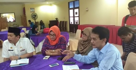 Komisi III DPRD Kota Bengkulu saat sidak Hotel Raffles City