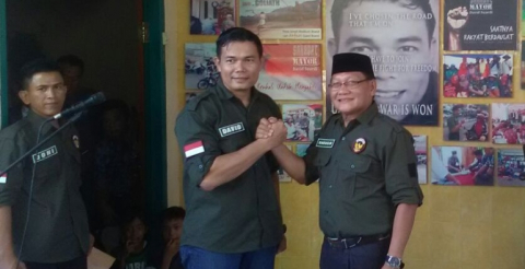 Mayor David Suardi menetapkan pasangan balon wakil walikota, Bakhsir