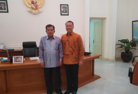 Demi Kemajuan Bengkulu, Gubernur Temui Wakil Presiden RI
