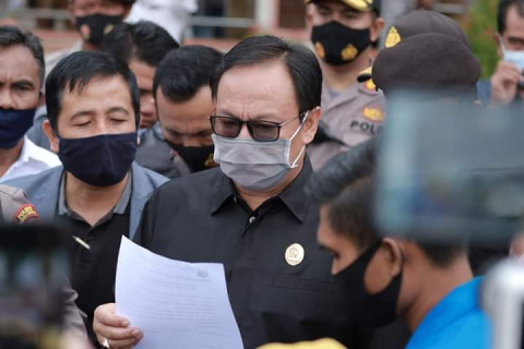 Barli Hasim Temui Masa Demo