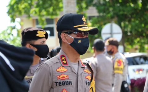 Kapolda Bengkulu, Irjen Pol. Drs Teguh Sarwono, M.Si