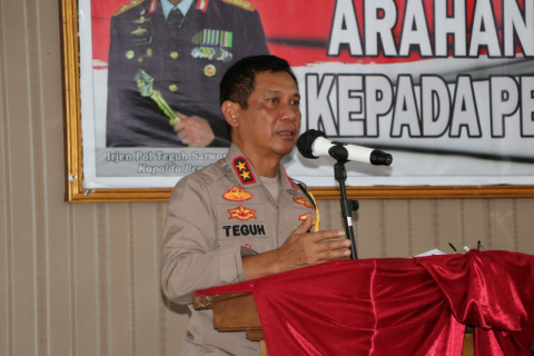 Kapolda Bengkulu, Irjen Pol. Drs Teguh Sarwono, M.Si