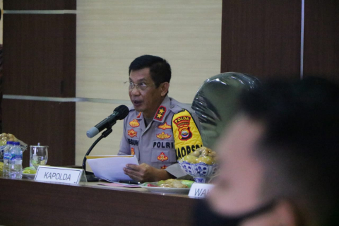 Kapolda Bengkulu, Irjen Pol. Drs Teguh Sarwono, M.Si