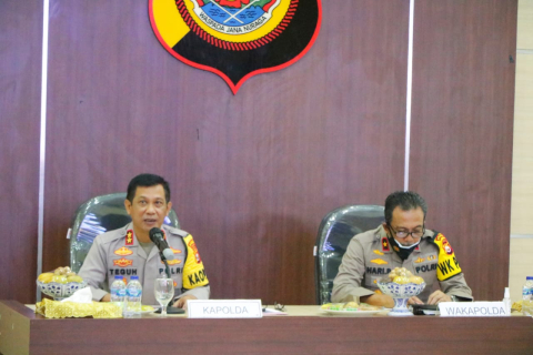Kapolda Bengkulu, Irjen Pol. Drs Teguh Sarwono, M.Si