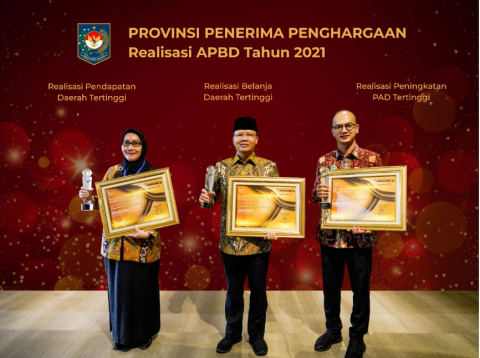 Pemprov Bengkulu Raih 3 Penghargaan Realisasi APBD
