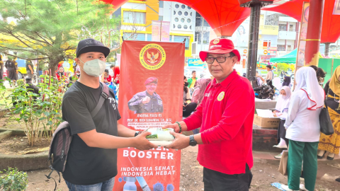 BIN Gandeng Komunitas Anak Jalanan Lakukan Percepatan Vaksinasi di Taman Smart City Kota Bengkulu