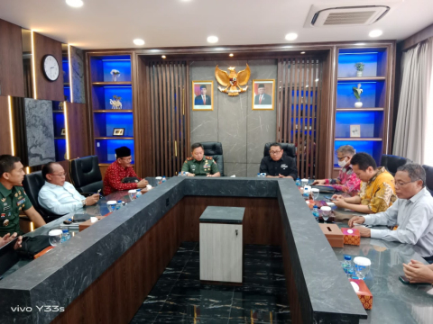 SMSI Rapat Bersama Pusat Sandi dan Siber TNI AD