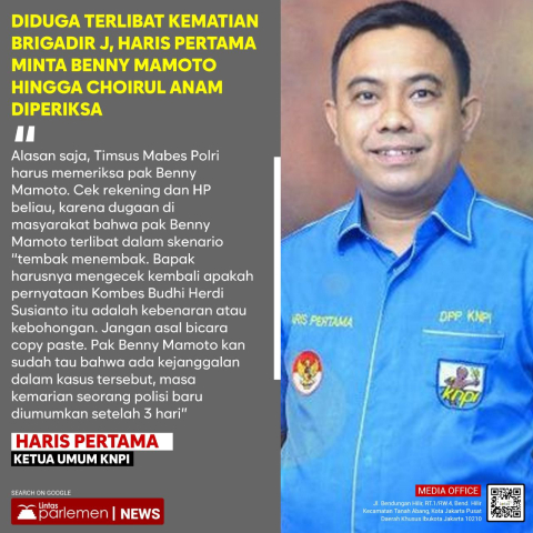 Bela Mahfud, Ketum KNPI Kritik Balik Pernyataan Bambang Pacul