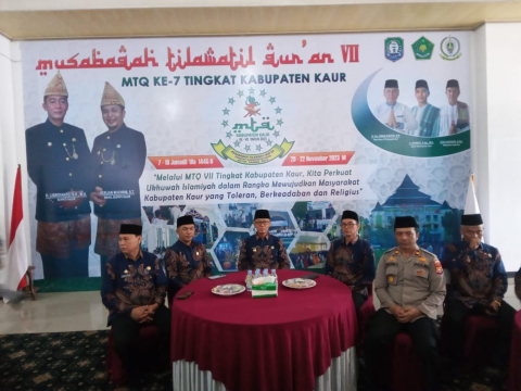 Kapolsek Kaur Selatan Hadiri Pembukaan MTQ Ke VII Tingkat Kabupaten 