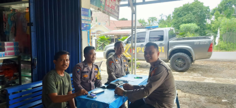 Jalin Silahturahmi, Kapolsek Ketahun Smabang Ke Tokoh Agama Kristen