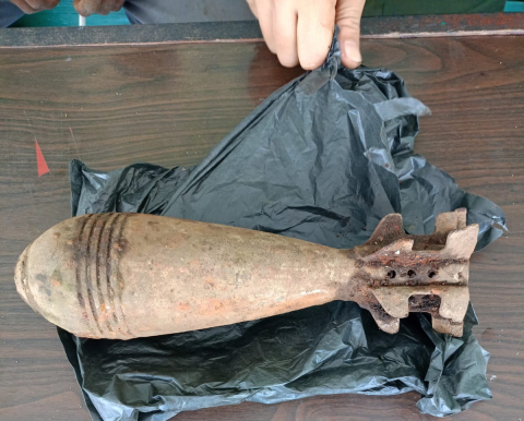 Lagi, Warga RL Temukan Mortir Perang Dunia II 