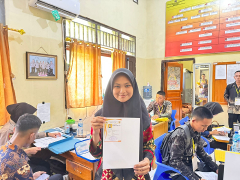 BAG SDM Polres Kaur Laksanakan Penerimaan Bintara, Tamtama Polri Gel II TA 2024