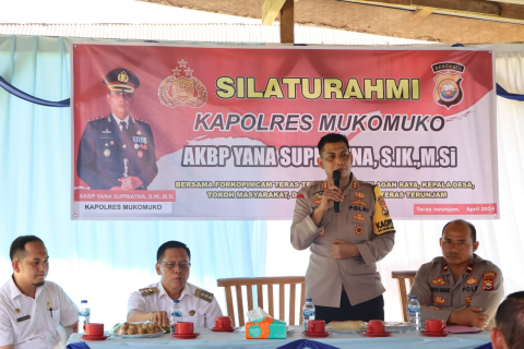 Kapolres Mukomuko Cek Kesiapan Mako Polsek Teras Terunjam 