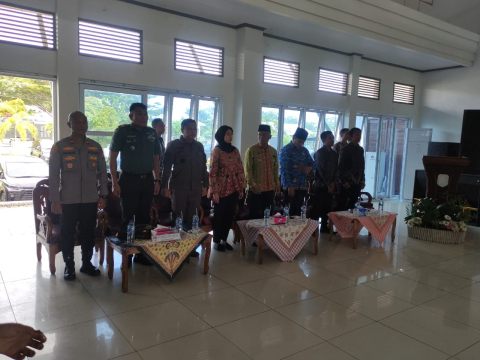 Kapolres Kaur Hadiri Rapat Pleno Terbuka Penghitungan Perolehan Kursi dan Penetapan Calon Anggota DPRD