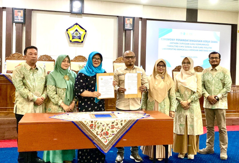 SMSI dan Jurusan Ilmu Komunikasi FISIP Unib Jalin Kerjasama