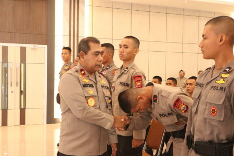 Orientasi Pratugas, Wakapolda Bengkulu Berikan Pembekalan Bintara/Tamtama Remaja