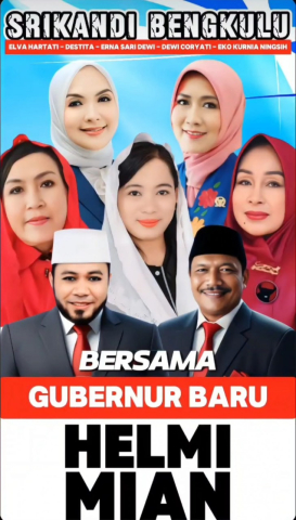 Lima Srikandi Bengkulu Siap Dukung Helmi-Mian Pimpin Bengkulu 