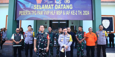 TNI-Polri Pastikan Keamanan dan Kenyamanan Delegasi dan Masyarakat saat Event IAF di Bali