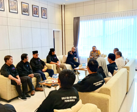 SMSI Bengkulu Audiensi dengan Kapolda, Perkuat Sinergi Kemitraan