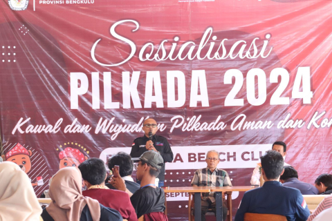 SMSI Bersama KPU Provinsi Bengkulu Sosialisasikan Pilkada 2024, Ajak Warga Kawal Pilkada Aman dan Kondusif