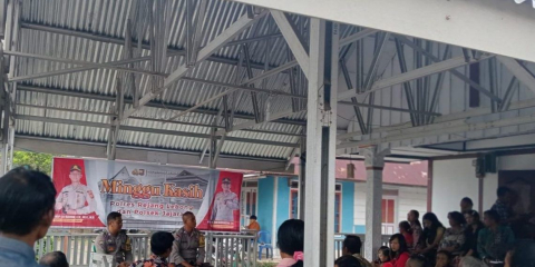 Cooling Sistem Jelang Pemilukada, Polsek Sindang Kelingi Gelar Minggu Kasih