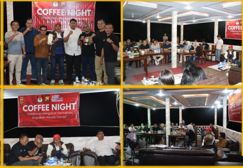 Coffee Night Polres Bengkulu Utara Bersama KPU dan SMSI, Upaya Kolaboratif Ciptakan Pilkada Aman dan Damai