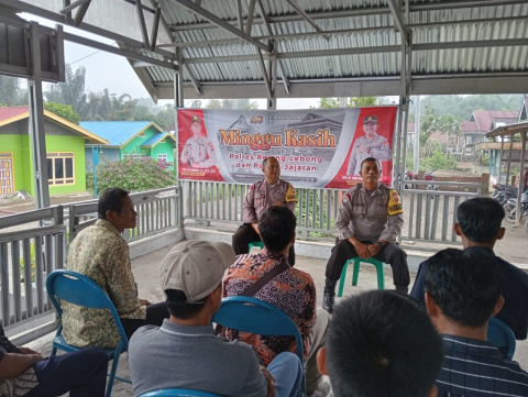 Minggu Kasih Polsek Sindang Kelingi, Mendekatkan Polri dengan Masyarakat