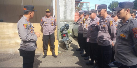 Polres Kepahiang dan Jajaran Laksanakan Pengamanan Rapat Pleno Tingkat PPK Kecamatan